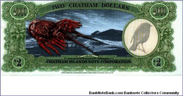 Banknote from New Zealand year 2001