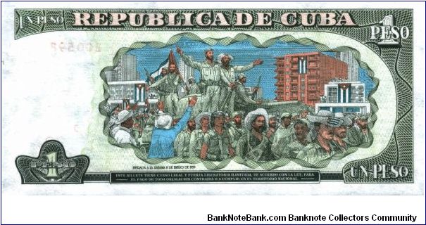 Banknote from Cuba year 1995