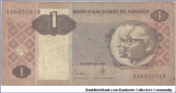 1 Kwanza Angola 1999 Banknote