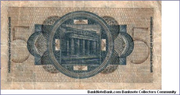 Banknote from Germany year 1939