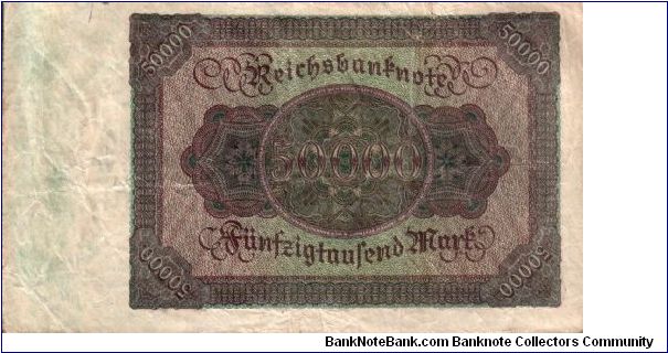 Banknote from Germany year 1922