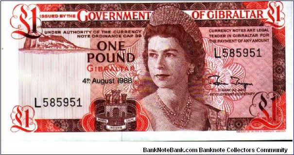 1 Pound * 1988 * P-20d Banknote