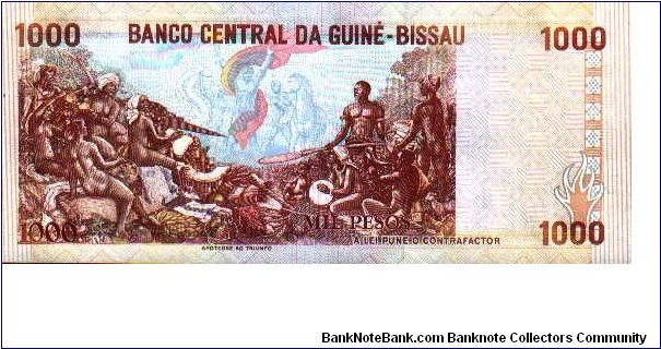 Banknote from Guinea-Bissau year 1993