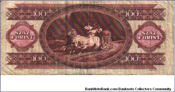 Banknote from Hungary year 1986