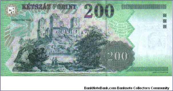 Banknote from Hungary year 2001