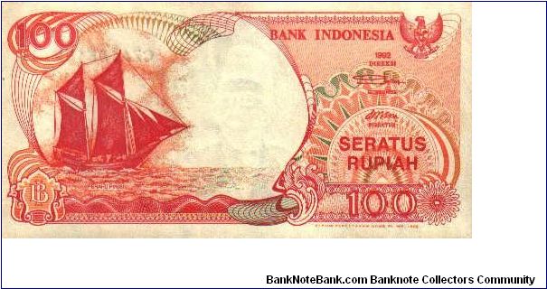 100 Rupiah * 1992 * P-127a Banknote