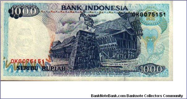 1.000 Rupiah * 1992 * P-129d Banknote