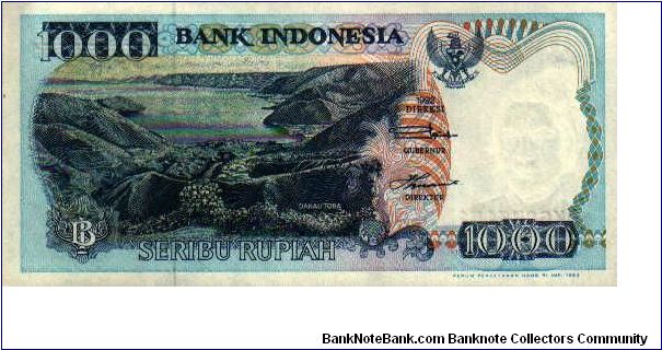 Banknote from Indonesia year 1992