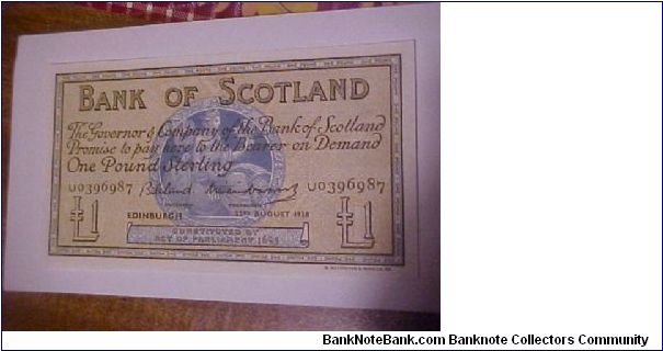 Awesome 1 poonder from Scotland Banknote