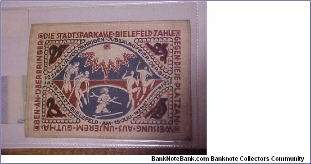 Banknote from Germany year 1921