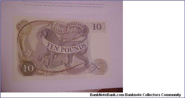 Banknote from United Kingdom year 1971