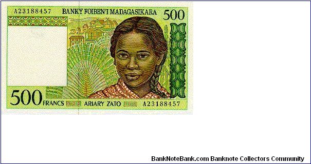 500 Francs * 1994 * P-75 Banknote
