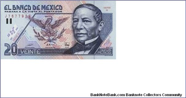 20 Pesos * 1992 * P-100 Banknote