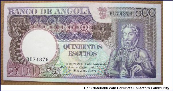 500 Escudos Banknote