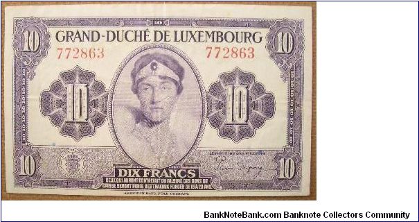 10 Francs Banknote