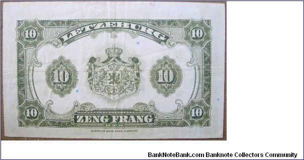 Banknote from Luxembourg year 1939