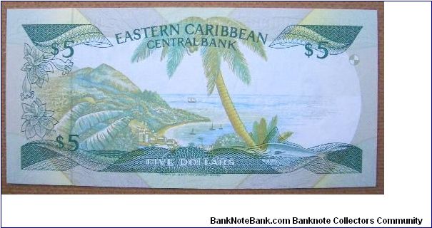 Banknote from Saint Lucia year 1986