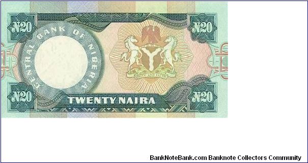 Banknote from Nigeria year 1984