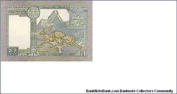 Banknote from Nepal year 1991