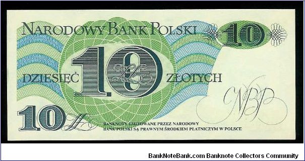 Banknote from Poland year 1982