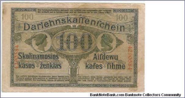 Banknote from Germany year 1918