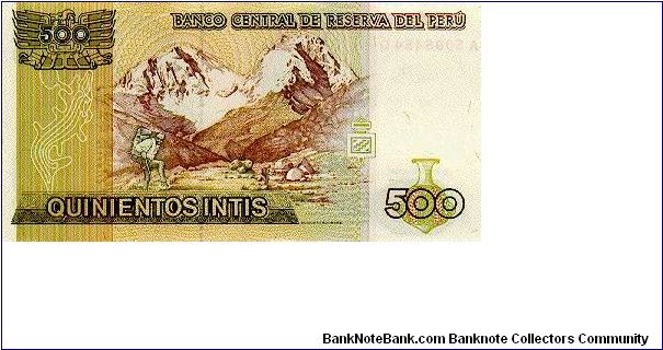 Banknote from Peru year 1987