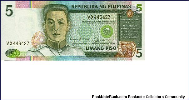 5 Piso * 1985 * P-168b Banknote