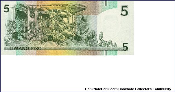 Banknote from Philippines year 1985