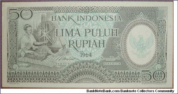 50 Rupiah Banknote