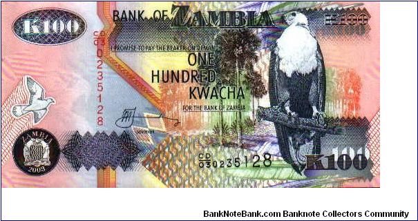 100 Kwacha * 2003 * P-New Banknote