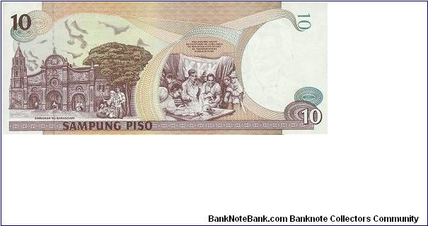 Banknote from Philippines year 1998