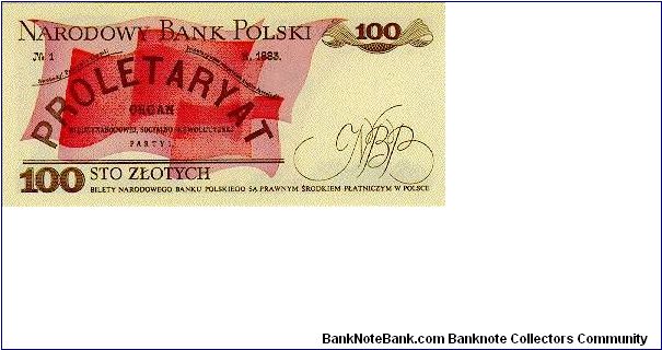 Banknote from Poland year 1986