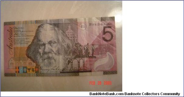 Australia P-56 5 Dollars 2001 (Commonwealth Commemorative) Banknote