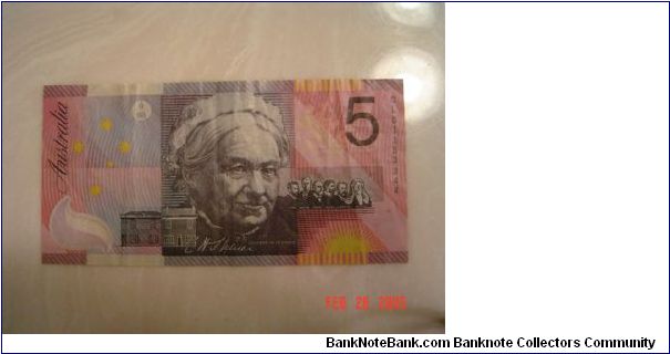 Banknote from Australia year 2001