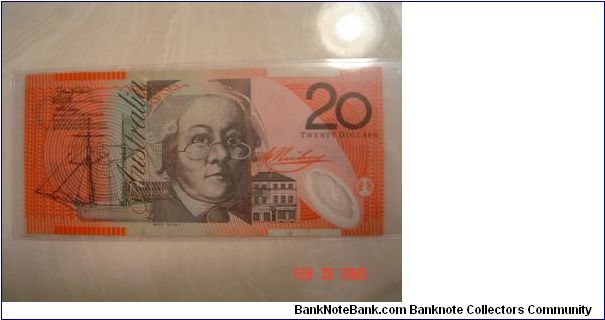 Australia P-53 20 Dollars 1994 Banknote