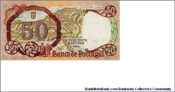 Banknote from Portugal year 1964
