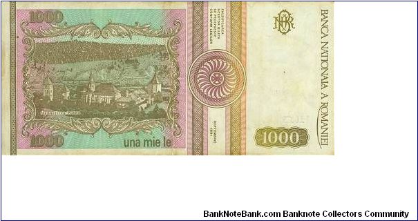 Banknote from Romania year 1992