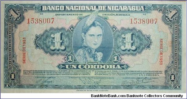 1 Cordoba Banknote