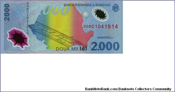 Banknote from Romania year 1999