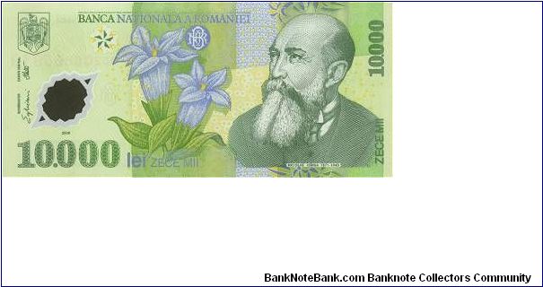10.000 Lei * 2000 * P-112 (polymer plastic note) Banknote