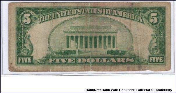 Banknote from USA year 1934