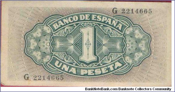 Banknote from Spain year 1940