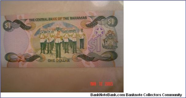 Banknote from Bahamas year 2001