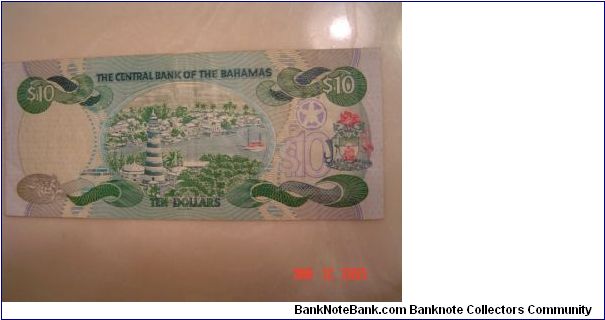 Banknote from Bahamas year 2000