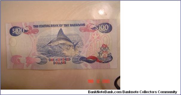 Banknote from Bahamas year 2000