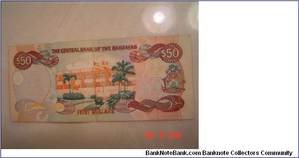 Banknote from Bahamas year 2000