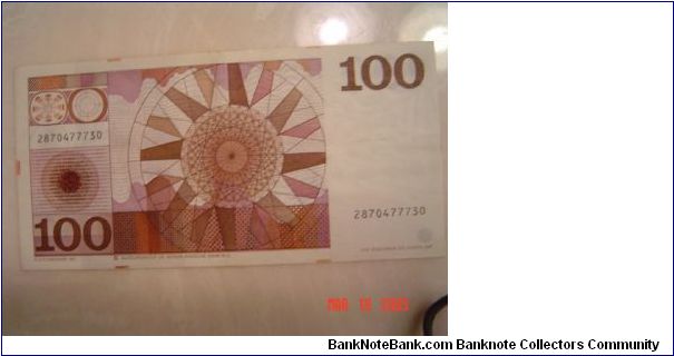 Banknote from Netherlands year 1970