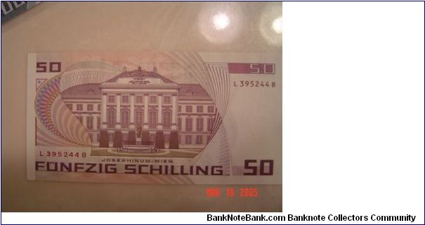 Banknote from Austria year 1986