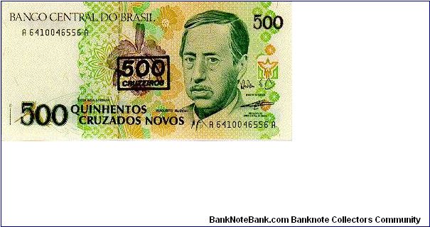 500 Cruzeiros * 1984 * P-226b Banknote