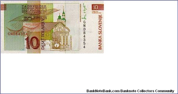 Banknote from Slovenia year 1992